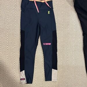 P.E Nation Women xs Leggings in Navy, Black, and Gray